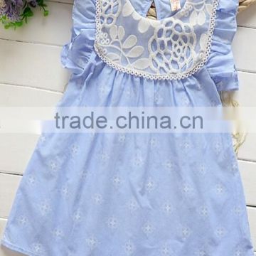 new design wholsale baby girl ruffle puffy dresses summer clothing2015