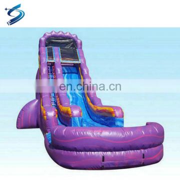 Factory Wholesale Big Inflatable yacht Wet Slide , Used Large Lake Inflatable Water Slip Slides for Sale