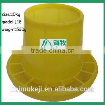 Wholesale of factory high quality low price of plastic chicken feeder