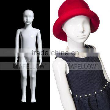 Plastic Children Girl Mannequin Cheaper Dummy for Display YKK01