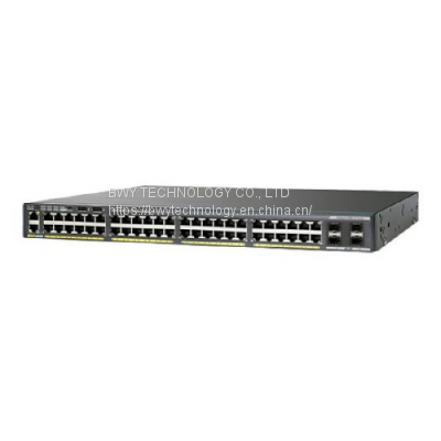 Brand New Cisco Switch 2960X 48 Port PoE WS-C2960X-48FPS-L Network Switch