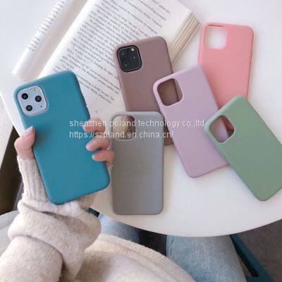 Cute Matte Solid Candy Phone Case for Iphone 11 Case 11 Pro Max Xs Max Xr Simple Silicone Case for Iphone 7 6s 8 Plus Soft CoverCute Matte S photo-4