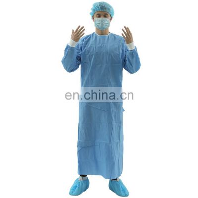 Cheap Price Sterile Disposable Hospital SMS Patient Surgical Gown