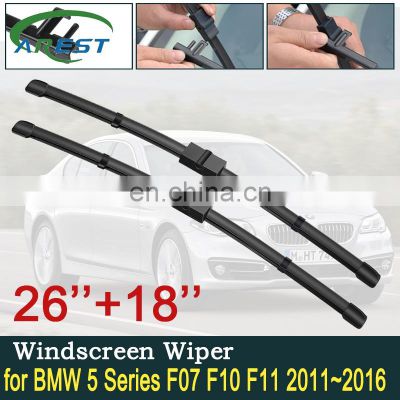 Car Wiper Blade for BMW 5 Series F07 F10 F11 2011~2016 Windshield Wipers Car Accessories 520i 523i 528i 530i 535i 518d 550i 520d