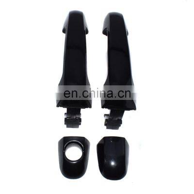 Free Shipping!2 x Black Exterior Outside Rear/Front Right Left Door Handle For Hyundai Elantra