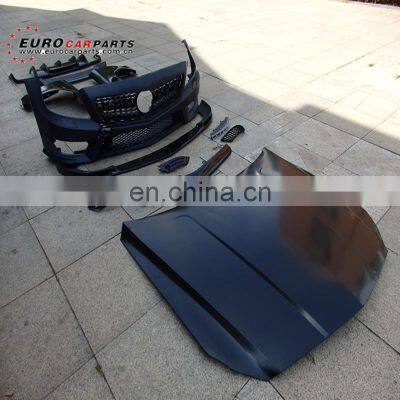 CLS-CLASS W218 Sport to CLS63 A Style Body Kit12~16y PP and Iron Bonnet Front Bumper Front Grille Fender Ducts Rear Diffuser