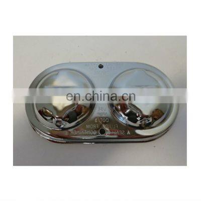 Chrome Steel Brake Master Cylinder Cover With Dual Bails