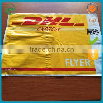 DHL printed plastic quilt carrier bags