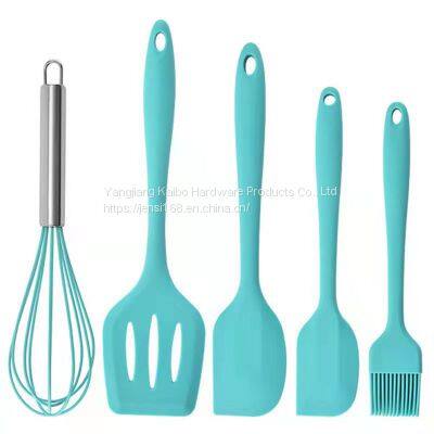 Baking Tools Integrated Household Silicone Scraper Set photo-4