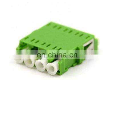 LC UPC/APC Optical Fiber Adapter Single Mode Multi Mode OM3 OM4 Quad Fiber Connector