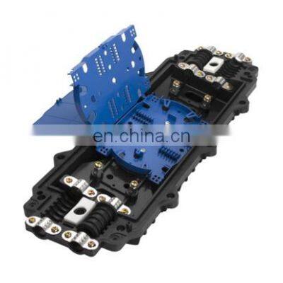 High Quality Horizontal 24 48 72 Core 2 In 2 Out Fiber Optic Cable Splice Enclosure photo-2