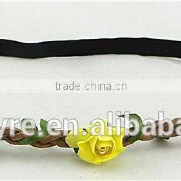 High Quality Artificial Flower Head Wire Wreath For Ladies photo-3