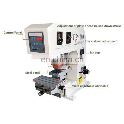 Tampography Manual Small Desktop Printer Shoelace Slippers Insole Pad Printing Machine photo-3