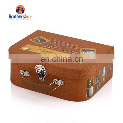 Popular cardboard paper box suitcase wholesale