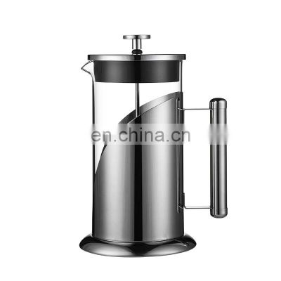 Manufacturing High Quality New Style Borosilicate Stainless Steel Glass French Press