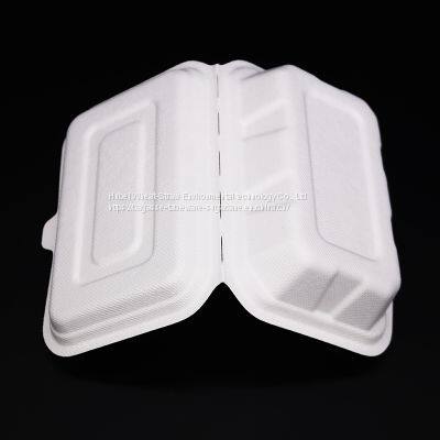 New Hot Disposable Biodegradable 450ML Bagasse Food Box Take Away Sugarcane Container photo-4
