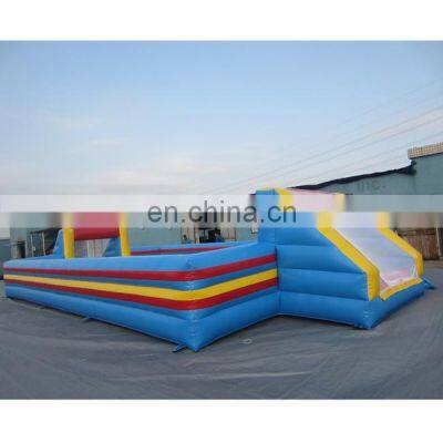 2021 Cheap new design inflatable soap soccer field for sport game