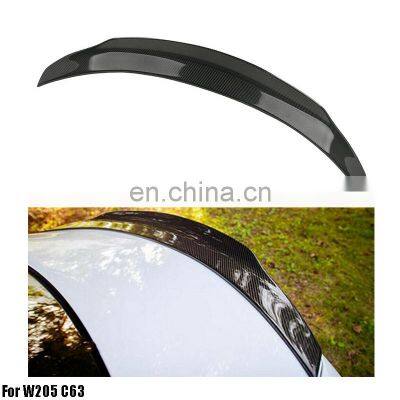 Carbon Fiber Spoiler Wing For W205 C63 2015-2017 Rear Spoiler