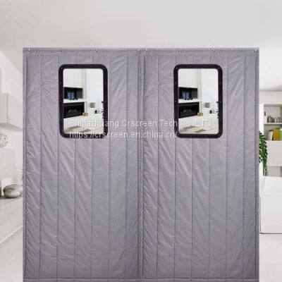 Customized Size Warm Insulated Windproof Keep Warm With Doors Magnetic Fabric Screen Cotton Door Curtain photo-5