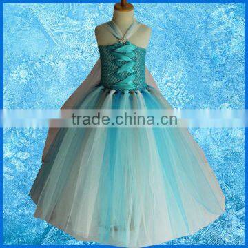 New Handmade Girls Costume party dress Elsa Dress Cosplay Costume in Frozen