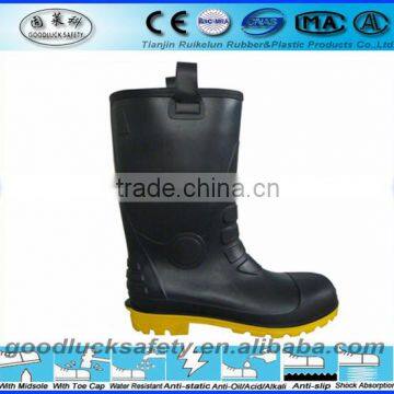 black boots with CE standard