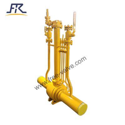 Gas application fully welded ball valve