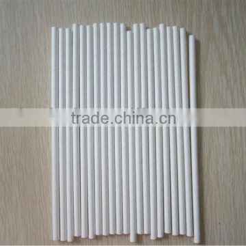 Plain Solid color White Paper drinking Straws for party favors