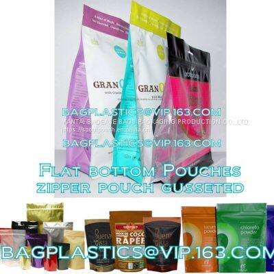 Doypack Zipper Pouch Matte Stand-Up Food Grade Design Storage K Bags Matte Mixed Color Design Stand-Up Pouch), BAGEASE photo-5