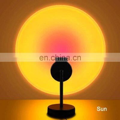 Sunset Lamp Rainbow Projection Foldable Bedroom USB Floor Light Room LED Night for Photography Lights photo-5