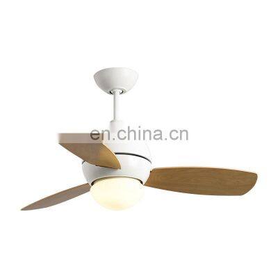 Nordic Ceiling Fan With Lamp Dining Room Children'S Room Ceiling Fan Lamp Home Decor Modern Fans Cooling Air