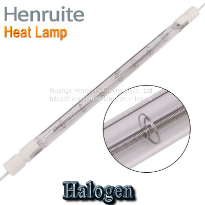 1000w 1500w halogen infrared heater lamp