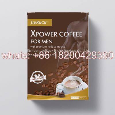 private label oem 100% pure natural maca tongkat ali ginseng powerful herbal extracts xpower coffee for men