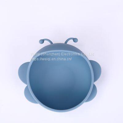 Cute Bee Silicone Suction Bowl for Baby photo-5
