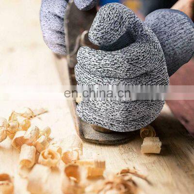 Wholesale Anti Bleed Safety Glove HPPE Shell Food Mitts Cut Potatoes Process Fillets Gloves Hand Protection Guide photo-5