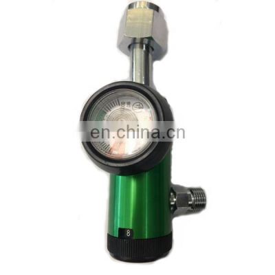 HG-IG CGA540 Approved Aluminium oxygen regulator,click-style oxygen regulator