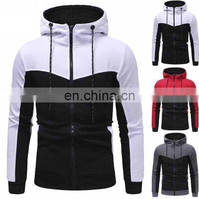 High Quality Full Zip Up Face Hoodie Blank Full Face Zip Full Zipper Hoodies Whole Custom Fleece Mens Zip Up Hoodie photo-5