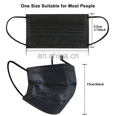 Black Disposable Facemask Facemask Disposable Black Mask Disposable Facemask PPE Face Maskss photo-3