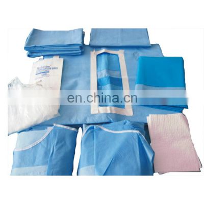 Best selling surgical laparotomy abdominal universal drape pack