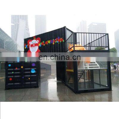 china high quality prefabricated sea container house as coffee bar