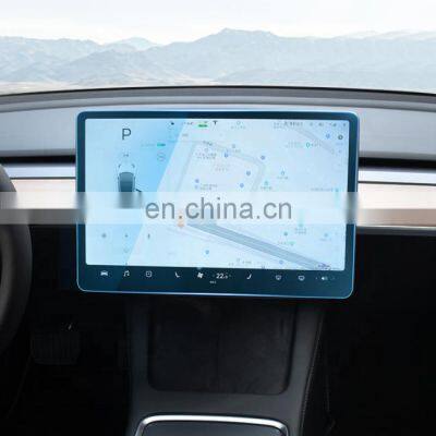 15inch Model Y  Center Control Touch Screen 2.5D  Car GPS Navigation Tempered Glass Screen Protector for Tesla Model Y