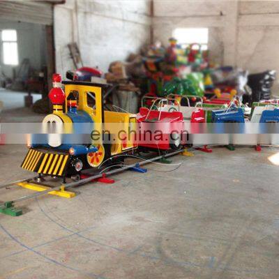 12 Seats Kids Mini Train Themed Children Playground Mini Track Electric Motor Train for Sale photo-4