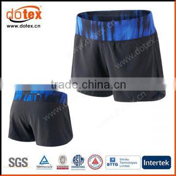 2016 moisture wicking dry rapidly fit sports ladies shorts