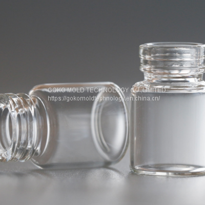 6ml24x35 Threaded Mouth Bottle Glass Reagent Bottle Transparent Color Screw Mouth Control Bottle Laboratory Sampling Sealed Bottle Medicine Bottle photo-3