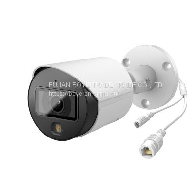 Dahua Full-color Mini Bullet Network Camera 4MP  Fixed-focal IP POE Camera IPC-HFW2439S-SA-LED-S2