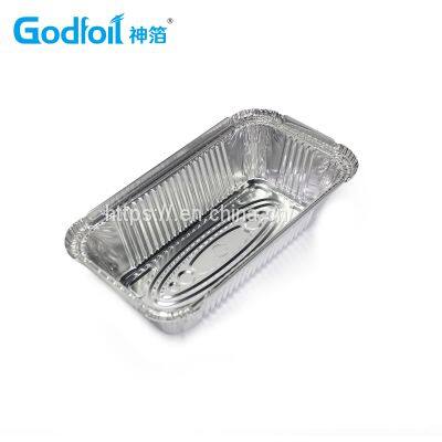 Rectanglar Aluminum Foil Container Wrinkle Wall Container photo-2