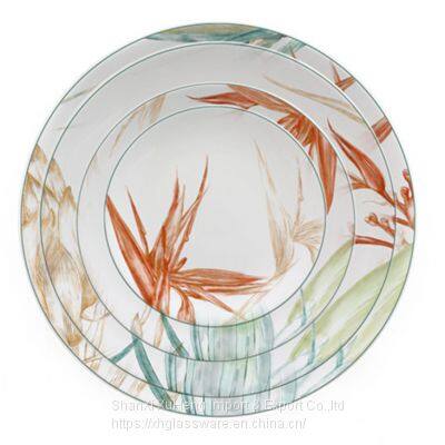 Customized Modern Design Event Luxury Custom Decoration Dinnerware Plate Set For Tableware