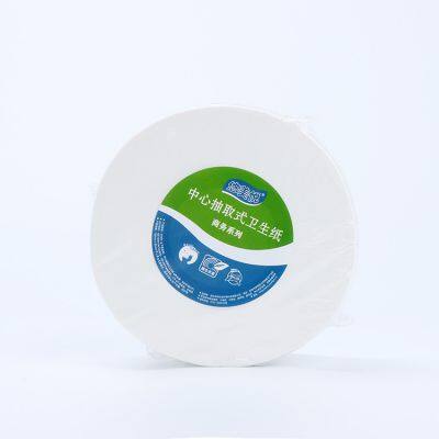 18 Rolls of Center Drawn Toilet Paper in a Box, Middle Drawn Toilet Paper Rolls, Commercial Toilet Paper