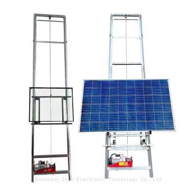 Electric Hoists Steel Hoists Metal Hoists Safety And Quickly Assemble Solar Panel Lifter Construction Elevator Ladder Lift