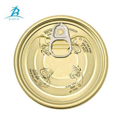 102mm 403# Easy Open Tin Can Lid Tinplate Lid Easy Open Ends TFS EOE for Food Cans