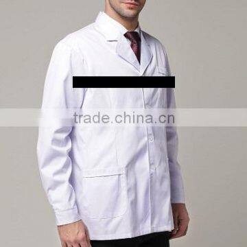 White cotton doctor coats/men's lab coats/100% cotton doctor coats/high quality lab coats/nurses coats/custom design doctor coat